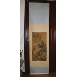 【山水圖-流水鳴琴】宣德時期 名畫家-李 在（西元...