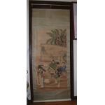 『純欣賞非賣品』【宮廷人物圖】明代 名畫家-唐伯虎..