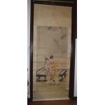 『純欣賞非賣品』【人物圖】明代-唐伯虎-經典收藏